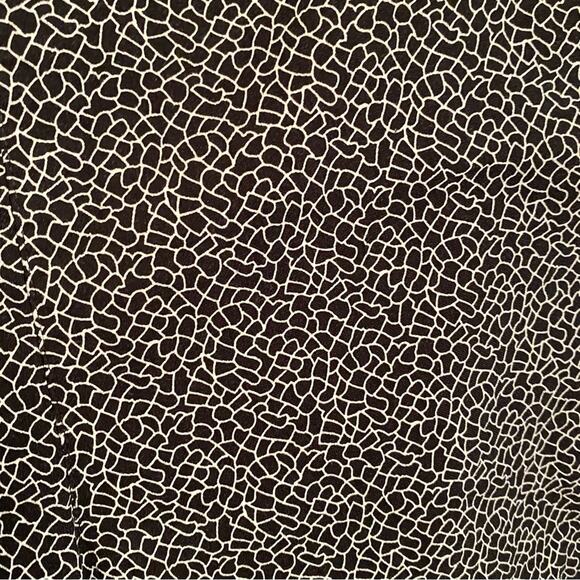 MARGARET M Pants Womens Medium SLIMMING SYLVIE BLACK office career fall print - Picture 4 of 7